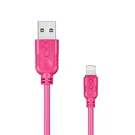 Kable USB - eXc mobile Kabel USB ze złączem lightning WHIPPY 0,9m różowy 1szt. /XM-938325/ PB1122-8 - miniaturka - grafika 1