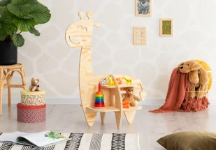 Regał do pokoju dziecięcego w kształcie żyrafy G0-M40 - Półki i regały dla dzieci - miniaturka - grafika 1