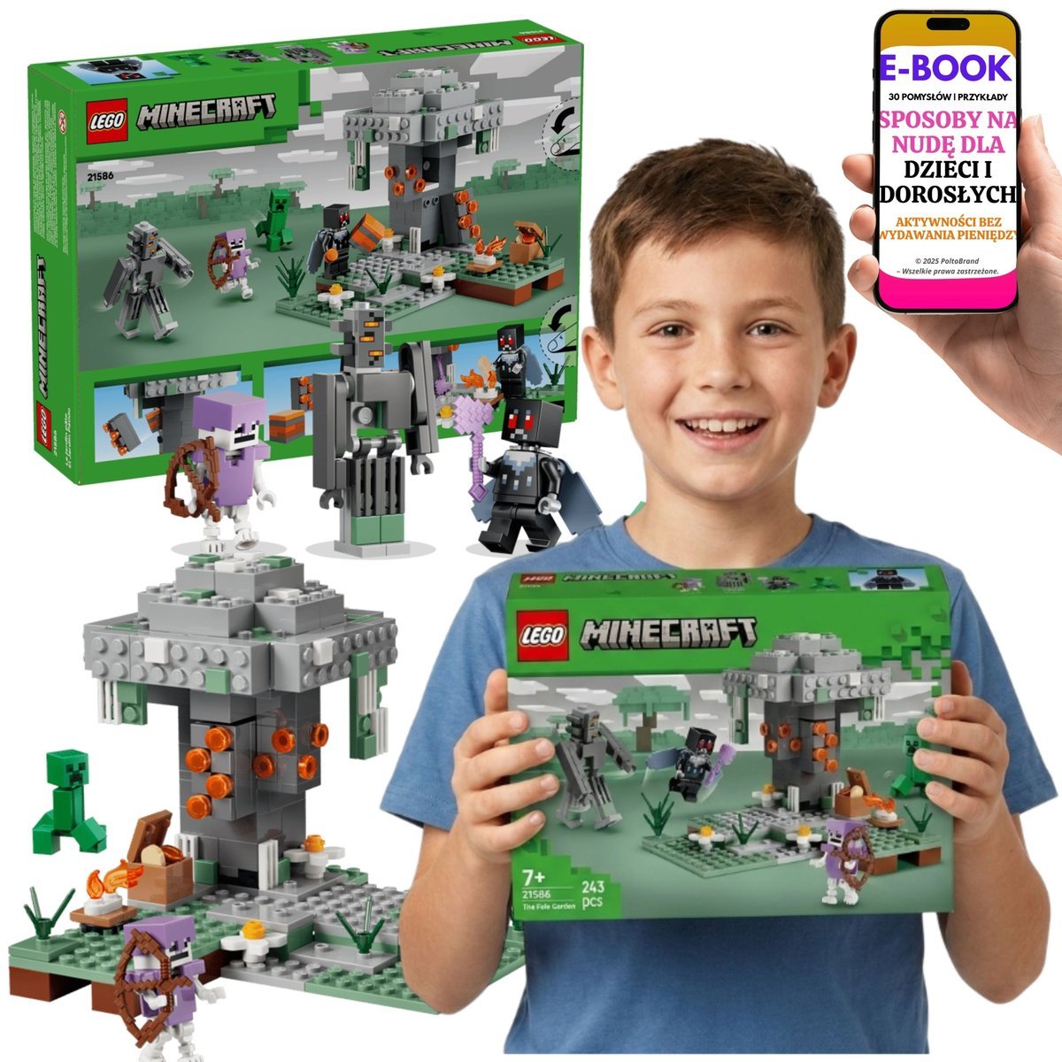 LEGO PREZENT DLA FANA MINECRAFT Blady Ogród 21586 Creeper LEGO 7+ E-BOOK-3