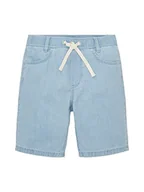 Spodenki damskie - TOM TAILOR Chłopięce dziecięce szorty jeansowe, 10112 - Clean Light Stone Blue Denim, 134 - miniaturka - grafika 1
