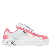 Buty dla dziewczynek - Sneakersy Puma Suede XL HK&FR Jr 403225 01 Różowy - miniaturka - grafika 1