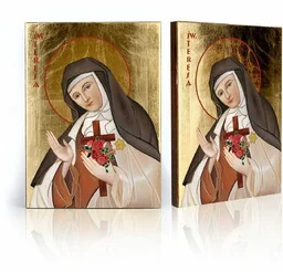 Ikona religijna Święta Teresa - Ikony i obrazy sakralne - miniaturka - grafika 1