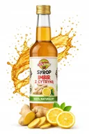 Syropy i koncentraty owocowe - Syrop imbir z cytryną 500ml - miniaturka - grafika 1