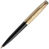 Długopisy - Długopis Parker 51 Deluxe Black Gt -18K, Parker - miniaturka - grafika 1