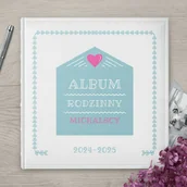 Albumy fotograficzne - Duży album na zdjęcia z nadrukiem dla pary na ślub rocznicę par - miniaturka - grafika 1