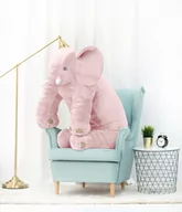 Maskotki i pluszaki - Miś Gustaw, Słonik 125cm, Poduszka, różowy, - miniaturka - grafika 1