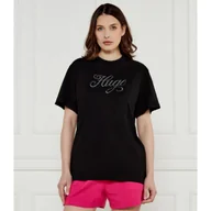 Koszulki i topy damskie - Hugo Blue T-shirt Relaxed fit - miniaturka - grafika 1