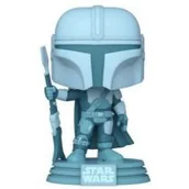 Figurki kolekcjonerskie - Funko POP Star Wars The Mandalorian - The Mandalorian (Holo)(Glow in the Dark)(Exclusive) - miniaturka - grafika 1