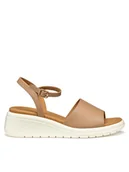 Sandały damskie - Geox Sandały D Meliconia D550EA 000BC C5000 Beżowy - miniaturka - grafika 1