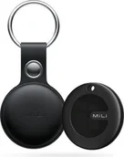 Pozostałe akcesoria do telefonów - Lokalizator MiLi MiTag DUO czarny + czarne etui 1szt - miniaturka - grafika 1