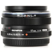Obiektywy - OLYMPUS M.Zuiko Digital 17mm f/1.8 Czarny - miniaturka - grafika 1