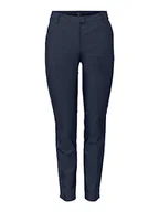 Spodnie damskie - VERO MODA Vmmille Mr Slim Pant Noos spodnie damskie, granatowy blezer, XXL / 30L - miniaturka - grafika 1