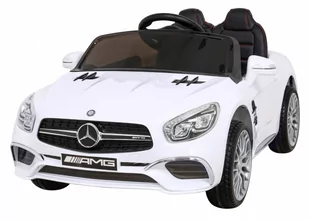 Pojazd Mercedes Benz Amg Sl65 S Biały - Pojazdy elektryczne dla dzieci - miniaturka - grafika 1