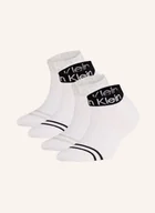 Skarpetki damskie - Calvin Klein Skarpety, 4 Pary weiss - miniaturka - grafika 1