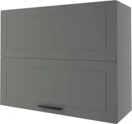 Meble kuchenne - Bergamo Szafka Wisząca W8/90 Aventos Szary Mat - miniaturka - grafika 1