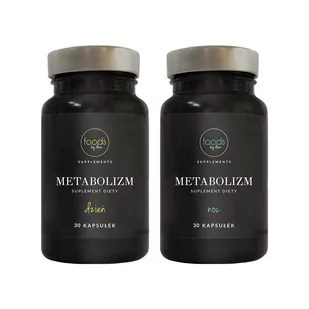 Foods By Ann Foods By Ann Metabolizm zestaw suplement diety dzień 30 kapsułek + noc 30 kapsułek - Suplementy naturalne - miniaturka - grafika 1