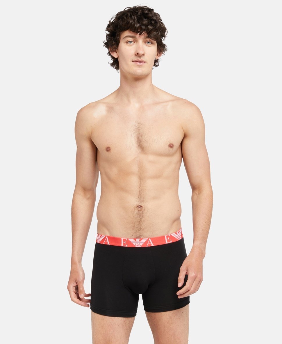 Bokserki męskie Armani 3 pak r. M zestaw granatowe belizna męska majtki