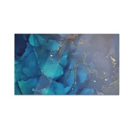 Deski do krojenia - Szklana deska kuchenna HOMEPRINT Marmur granatowo błękitny 60x52 cm - miniaturka - grafika 1