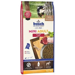 Bosch Petfood Mini Adult Lamb&Rice 15 kg - Sucha karma dla psów - miniaturka - grafika 1