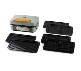 Domo DO9276C Gofry Muszle Panini 1100W - Opiekacze - miniaturka - grafika 1