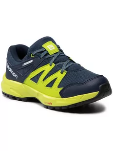 Salomon Trekkingi Huapi Cswp J 412320 10 m0 Granatowy - Buty trekkingowe damskie - miniaturka - grafika 1