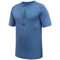 Koszulki sportowe męskie - Męska koszulka Sensor Merino Air Earth Rozmiar: L / Kolor: niebieski - miniaturka - grafika 1