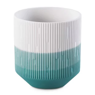Świecznik FINO kolor morski styl nowoczesny do wewnątrz ameliahome - CANDLEHOLDER/AH/FINO/MARINE/9X9,8 - Świeczniki - miniaturka - grafika 1