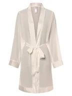 Szlafroki damskie - Bluebella Szlafrok damski Kobiety Szyfon biały|przezroczyste jednolity, 36 - miniaturka - grafika 1