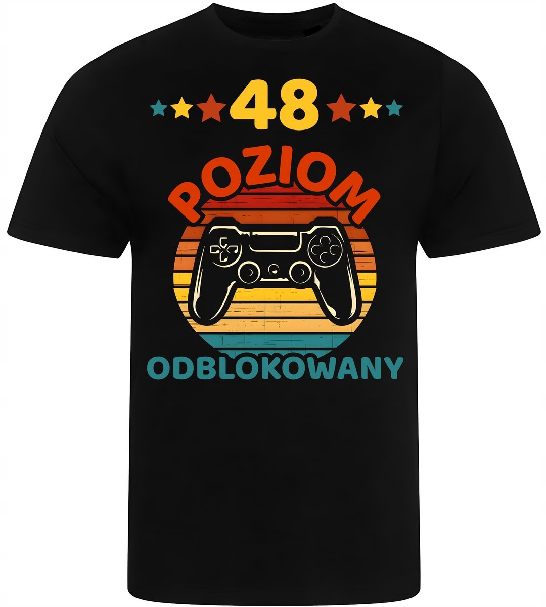 Koszulka Męska Nadruk Na 48 Urodziny Lat Prezent Premium 3Xl