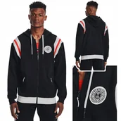 Bluzy męskie - Bluza Męska Z Kapturem Under Armour Rival Alma Mater 1366303 R. L - miniaturka - grafika 1