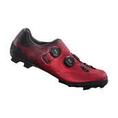 Buty rowerowe - SHIMANO Buty rowerowe MTB SH-XC702 czerwone - miniaturka - grafika 1
