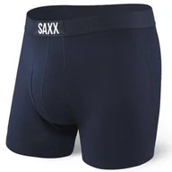 Majtki męskie - Bokserki męskie wygodne SAXX ULTRA Boxer Brief Fly - granatowe - miniaturka - grafika 1