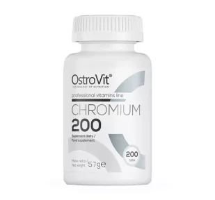 OSTROVIT OSTROVIT Chromium 200 (Chrom) 200 Tabletek - Witaminy i minerały - miniaturka - grafika 1
