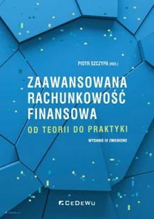 CeDeWu Zaawansowana rachunkowość finansowa Piotr Szczypa - Biznes - miniaturka - grafika 2