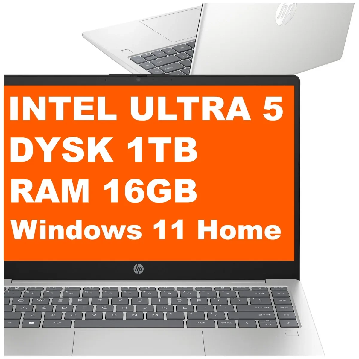 HP 14-ep1007na / CF6X2EA / Ultra 5 / 16GB / 1TB / Intel Arc / FullHD / Win 11 / Srebrny CF6X2EA_16GB_1TB_W11