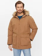 Kurtki męskie - Jack&Jones Kurtka zimowa Wing 12235858 Brązowy Regular Fit - miniaturka - grafika 1