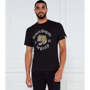 Replay T-shirt Regular Fit - Koszulki męskie - miniaturka - grafika 1