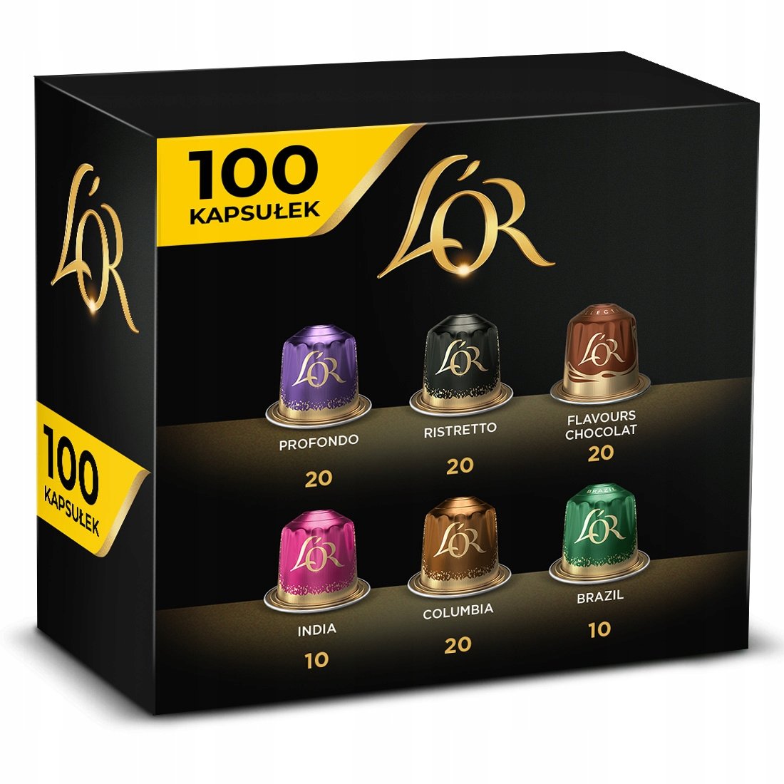 Kapsułki L'or do Nespresso(r)* kawa 100% arabica, 90+10 kaw Gratis!