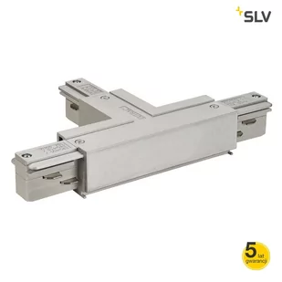 Spotline EUTRAC T-coupler, protection conductor left, silver grey 145634 204 / 1 - Akcesoria do oświetlenia - miniaturka - grafika 1