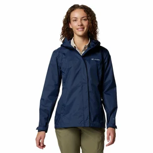 Damska kurtka przeciwdeszczowa Columbia Arcadia II Jacket collegiate navy - L - Kurtki damskie - miniaturka - grafika 1