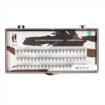 Ibra Ibra - ,,NATURALS'' FLARES EYELASH - KNOT-FREE - Kępki sztucznych rzęs - 0.07-C-11 mm IBRKNC11 - Sztuczne rzęsy i akcesoria - miniaturka - grafika 1