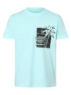Koszulki męskie - Tom Tailor Denim - T-shirt męski, niebieski - miniaturka - grafika 1