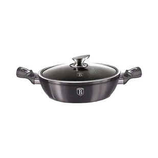 Garnek ze szklaną pokrywką CARBON PRO, 4,9 l, aluminiowy - Garnki - miniaturka - grafika 1