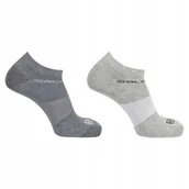 Odzież trekkingowa damska - Skarpetki turystyczne Salomon Festival stopki 2 pary - miniaturka - grafika 1