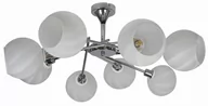 Lampy sufitowe - Candellux RAUL LAMPA WISZĄCA 8X40W E14 CHROM KLOSZ BIAŁY - miniaturka - grafika 1