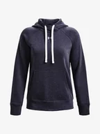 Bluzy sportowe damskie - Bluza damska Under Armour  Rival Fleece HB Hoodie-GRY XS - miniaturka - grafika 1