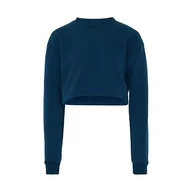 Bluzy damskie - Ucy Damska bluza z długim rękawem ze 100% poliestru, z okrągłym dekoltem, ciemny turkus, rozmiar XL, ciemnoturkusowy, XL - miniaturka - grafika 1