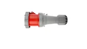 Gniazdka elektryczne - Gniazdo przenośne 63A 5P 400V czerwony IP67 POWER TWIST 235-6 - miniaturka - grafika 1