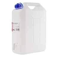 Kanistry - Kanister zbiornik plastikowy na wodę z kranem 10l amio-03202 - miniaturka - grafika 1