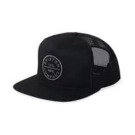 Czapki męskie - Brixton Czapka męska Pledge MP Mesh Cap, Black/Black, One Size, czarny/czarny, jeden rozmiar - miniaturka - grafika 1